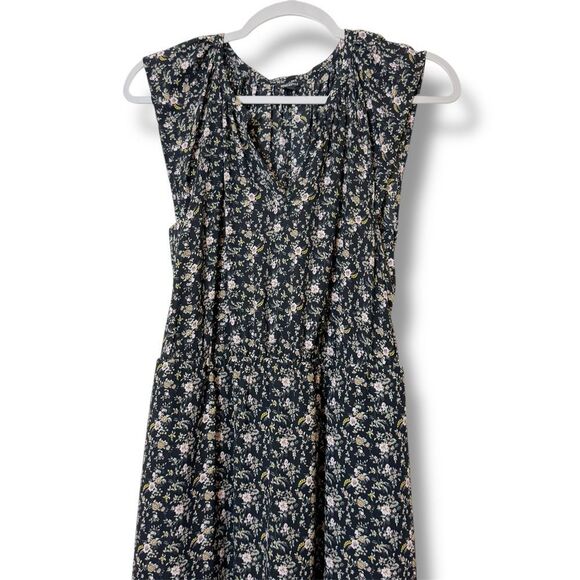 J. Crew Mercantile Ditsy Floral Cap Sleeve Midi Dress  Size Small - Picture 2 of 11